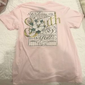 ‼️LAUREN JAMES T-SHIRT LIGHT PINK ADULT MEDIUM‼️